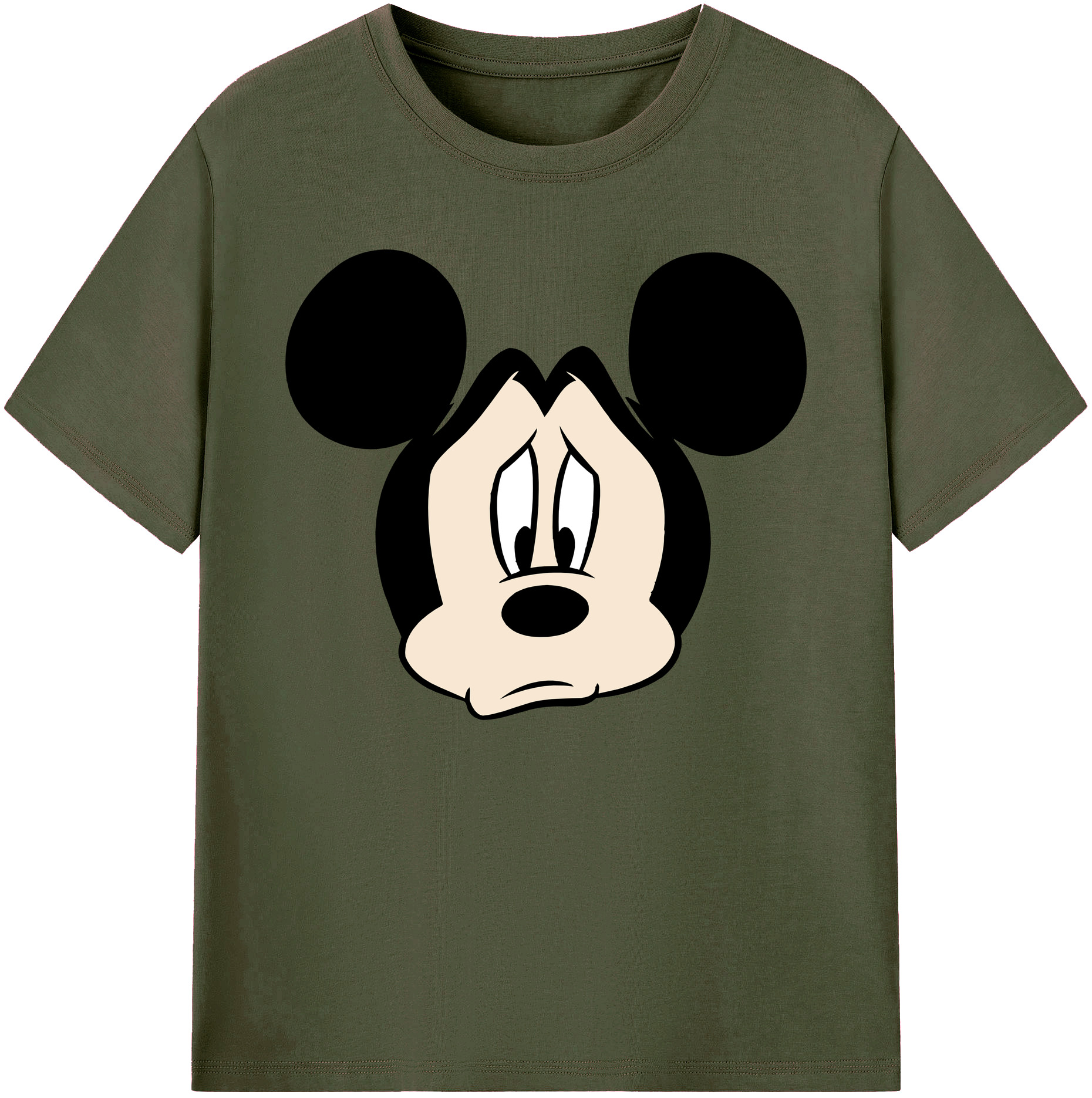 ミッキーマウス Mickey Mouse 綿100％ メンズ半袖Tシャツ｜肌触りやわらか＆通気性